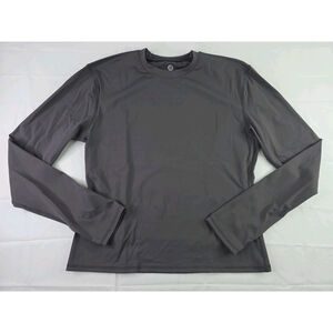 Uncia Active Shirt Long Sleeve Stretch Athletic Top Dark Gray Women's XXL